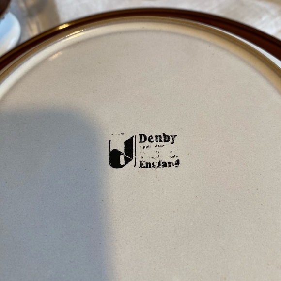 Denby, Renaissance series “Cognac” 4-piece luncheon service for 2 - Picture 3 of 5